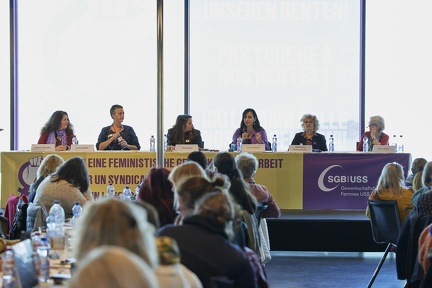  Impressionen vom Kongress | Impressions du Congrès  SGB-Frauenkongress am 12./13. November 2021 auf dem Gurten Congrès des femmes de l'USS, les 12 et 13 novembre 2021 au Gurten