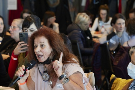  Impressionen vom Kongress | Impressions du Congrès  SGB-Frauenkongress am 12./13. November 2021 auf dem Gurten Congrès des femmes de l'USS, les 12 et 13 novembre 2021 au Gurten