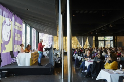  Impressionen vom Kongress | Impressions du Congrès  SGB-Frauenkongress am 12./13. November 2021 auf dem Gurten Congrès des femmes de l'USS, les 12 et 13 novembre 2021 au Gurten