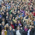  Die Teilnehmerinnen | Les participantes  Gruppenbild der Teilnehmerinnen am SGB-Frauenkongress 2021 Les participantes du Congrès des femmes de l'USS 2021