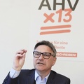  Lancierung «AHVx13» | Lancement « AVSx13  Medienkonferenz und Aktion auf dem Bundesplatz zur Lancierung der Initiative für eine 13. AHV-Rente  Conference de Presse et action sur la place fédérale lors du lancement de l'initiative pour une 13e rente AVS