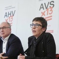  Lancierung «AHVx13» | Lancement « AVSx13  Medienkonferenz und Aktion auf dem Bundesplatz zur Lancierung der Initiative für eine 13. AHV-Rente  Conference de Presse et action sur la place fédérale lors du lancement de l'initiative pour une 13e rente AVS
