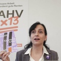  Lancierung «AHVx13» | Lancement « AVSx13  Medienkonferenz und Aktion auf dem Bundesplatz zur Lancierung der Initiative für eine 13. AHV-Rente  Conference de Presse et action sur la place fédérale lors du lancement de l'initiative pour une 13e rente AVS