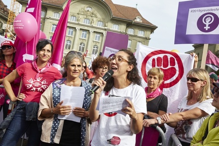 Bern 22.9.2018. Honorarfreie Nutzung für die redaktionelle Nutzung im Zusammenhang mit der Berichterstattung zu dieser Demo gestattet. Weitergehende Nutzung nur nach Absprache.