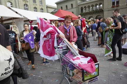 Bern 22.9.2018. Honorarfreie Nutzung für die redaktionelle Nutzung im Zusammenhang mit der Berichterstattung zu dieser Demo gestattet. Weitergehende Nutzung nur nach Absprache.