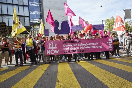 Bern 22.9.2018. Honorarfreie Nutzung für die redaktionelle Nutzung im Zusammenhang mit der Berichterstattung zu dieser Demo gestattet. Weitergehende Nutzung nur nach Absprache.