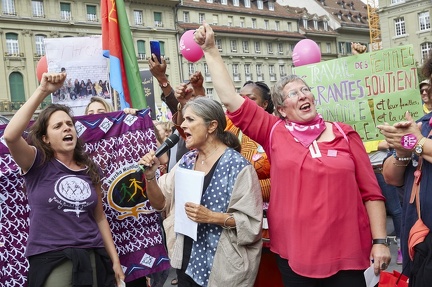 Bern 22.9.2018. Honorarfreie Nutzung für die redaktionelle Nutzung im Zusammenhang mit der Berichterstattung zu dieser Demo gestattet. Weitergehende Nutzung nur nach Absprache.