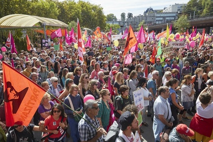 Bern 22.9.2018. Honorarfreie Nutzung für die redaktionelle Nutzung im Zusammenhang mit der Berichterstattung zu dieser Demo gestattet. Weitergehende Nutzung nur nach Absprache.