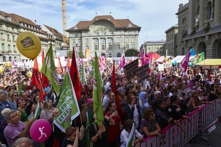 Bern 22.9.2018. Honorarfreie Nutzung für die redaktionelle Nutzung im Zusammenhang mit der Berichterstattung zu dieser Demo gestattet. Weitergehende Nutzung nur nach Absprache.