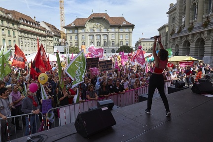 Bern 22.9.2018. Honorarfreie Nutzung für die redaktionelle Nutzung im Zusammenhang mit der Berichterstattung zu dieser Demo gestattet. Weitergehende Nutzung nur nach Absprache.