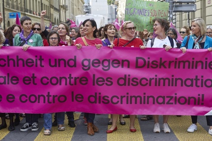 Bern 22.9.2018. Honorarfreie Nutzung für die redaktionelle Nutzung im Zusammenhang mit der Berichterstattung zu dieser Demo gestattet. Weitergehende Nutzung nur nach Absprache.