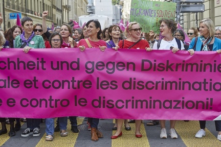 Bern 22.9.2018. Honorarfreie Nutzung für die redaktionelle Nutzung im Zusammenhang mit der Berichterstattung zu dieser Demo gestattet. Weitergehende Nutzung nur nach Absprache.