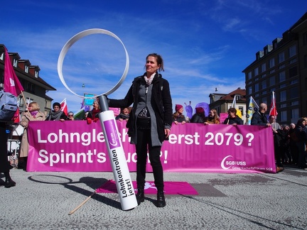  8. März 2018  Internationaler Frauenkampftag - Demo auf dem Waisenhausplatz in Bern