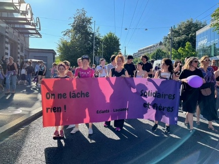 Feministischer Streik 2023 in Lausanne